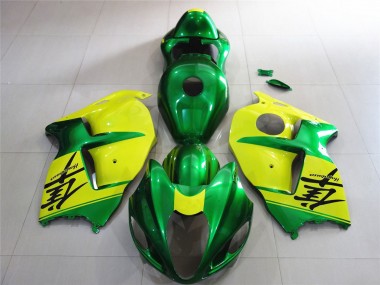 1997-2007 Green and Yellow Suzuki GSXR 1300 Motorcycle Fairing UK