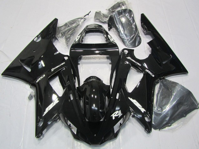 2000-2001 Gloss Black Yamaha R1 Motorcycle Fairing UK
