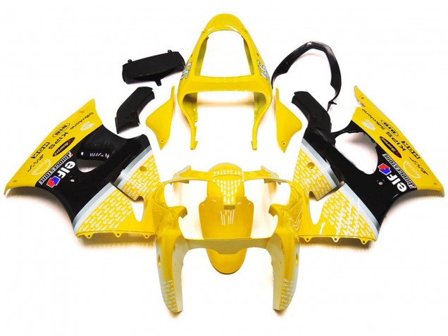 2000-2002 Gloss Yellow 1 Kawasaki ZX6R Motorcycle Fairing UK