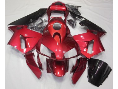 2003-2004 Candy Red Plain Honda CBR600RR Motorcycle Fairing UK