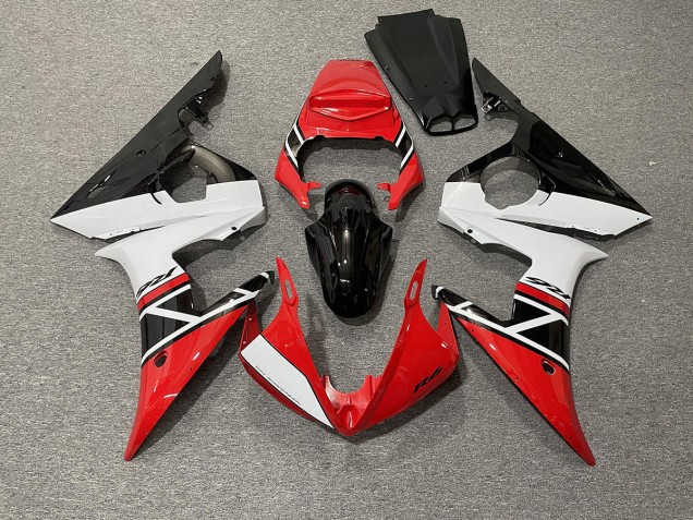 2003-2005 Red White and Black Yamaha R6 Motorcycle Fairing UK