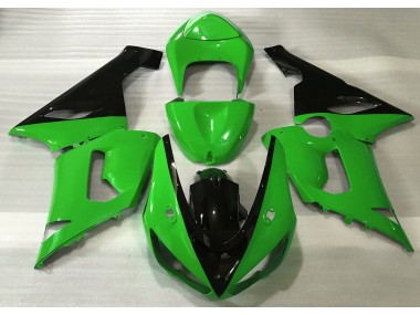 2005-2006 Gloss Green & Black Kawasaki ZX6R Motorcycle Fairing UK