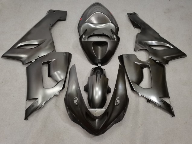 2005-2006 Metal Silver Kawasaki ZX6R Motorcycle Fairing UK