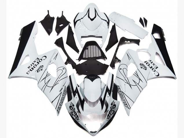 2005-2006 OEM White Corona Style Suzuki GSXR 1000 Motorcycle Fairing UK