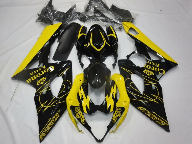 2005-2006 Yellow Corona Suzuki GSXR 1000 Motorcycle Fairing UK