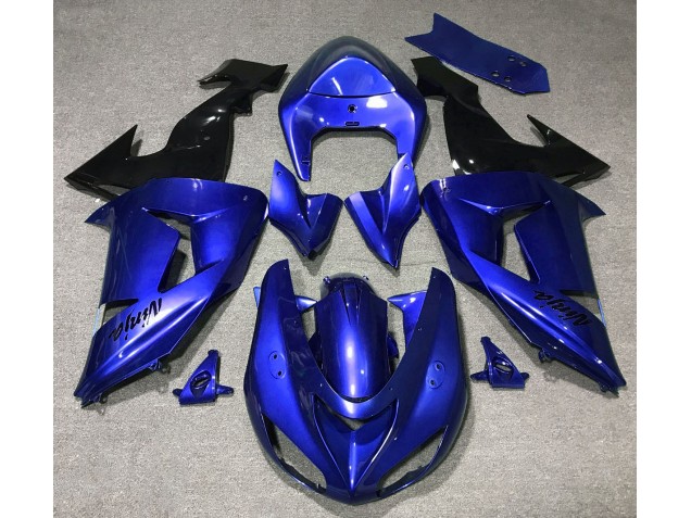 2006-2007 Gloss Blue Kawasaki ZX10R Motorcycle Fairing UK