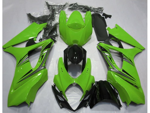 2007-2008 Green OEM Style Suzuki GSXR 1000 Motorcycle Fairing UK