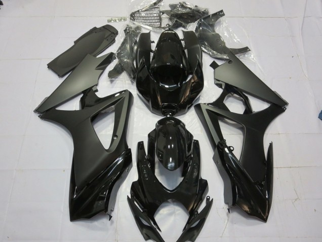 2007-2008 Matte Black Gloss Black Suzuki GSXR 1000 Motorcycle Fairing UK