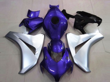 2008-2011 Gloss Blue and Silver Honda CBR1000RR Motorcycle Fairing UK