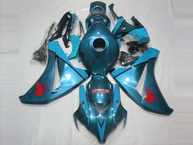 2008-2011 Light Blue Custom Honda CBR1000RR Motorcycle Fairing UK