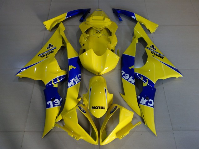 2008-2016 Gloss Yellow Camel Yamaha R6 Motorcycle Fairing UK