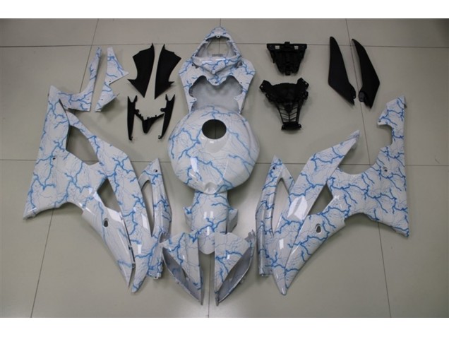 2008-2016 Light Blue Lighting Yamaha R6 Motorcycle Fairing UK