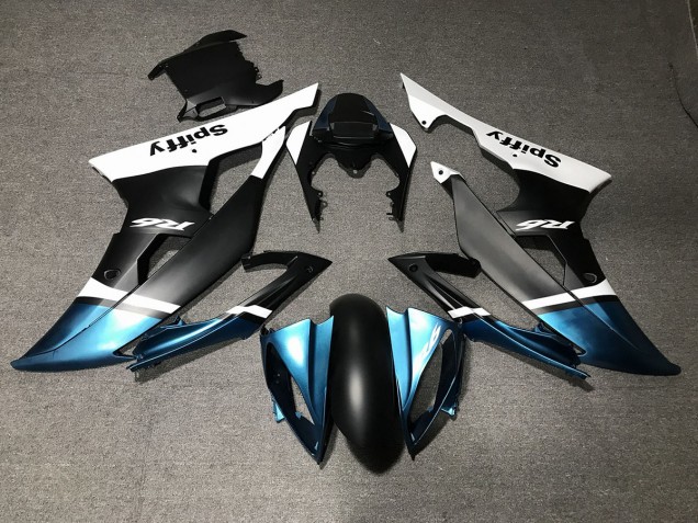 2008-2016 Matte Black and Special Blue Yamaha R6 Motorcycle Fairing UK