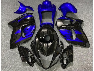 2008-2019 Gloss Black and Deep Blue Suzuki GSXR 1300 Motorcycle Fairing UK
