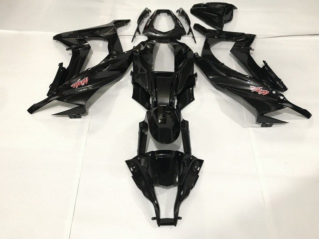 2009-2012 Metallic Black Kawasaki ZX6R Motorcycle Fairing UK