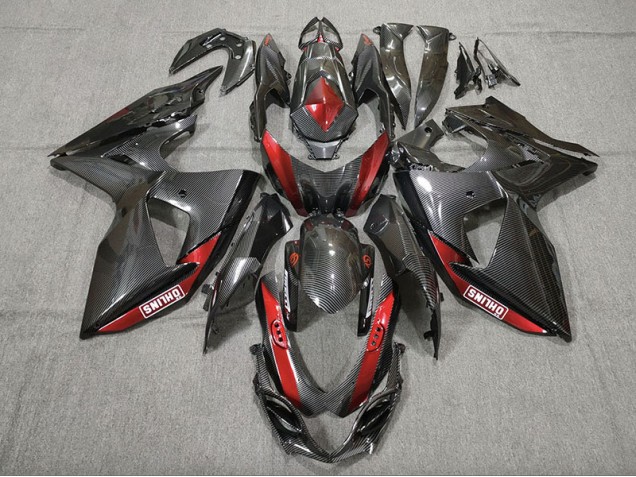 2009-2016 Carbon Fiber Red Suzuki GSXR 1000 Motorcycle Fairing UK