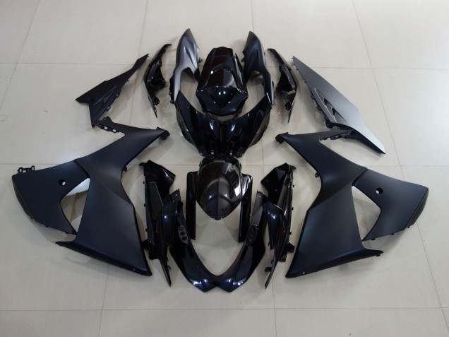 2009-2016 Matte Black and Gloss Black Suzuki GSXR 1000 Motorcycle Fairing UK