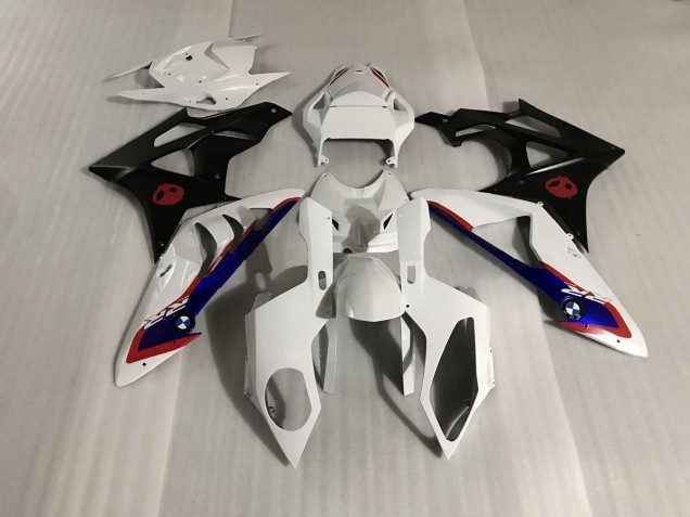 2009-2018 Gloss White and Matte Black BMW S1000RR Motorcycle Fairing UK