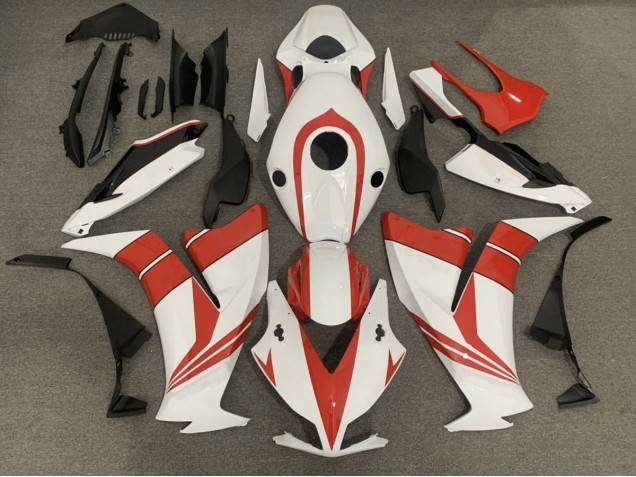 2012-2016 Gloss Red and White Honda CBR1000RR Motorcycle Fairing UK