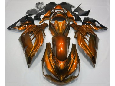 2012-2019 Burnt Orange Gloss Kawasaki ZX14R Motorcycle Fairing UK