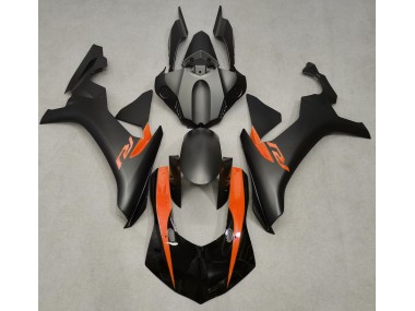 2015-2019 Matte Black & Orange Yamaha R1 Motorcycle Fairing UK