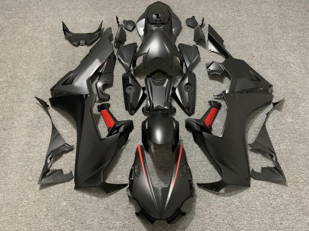 2017-2019 Matte Black & Red Honda CBR1000RR Motorcycle Fairing UK